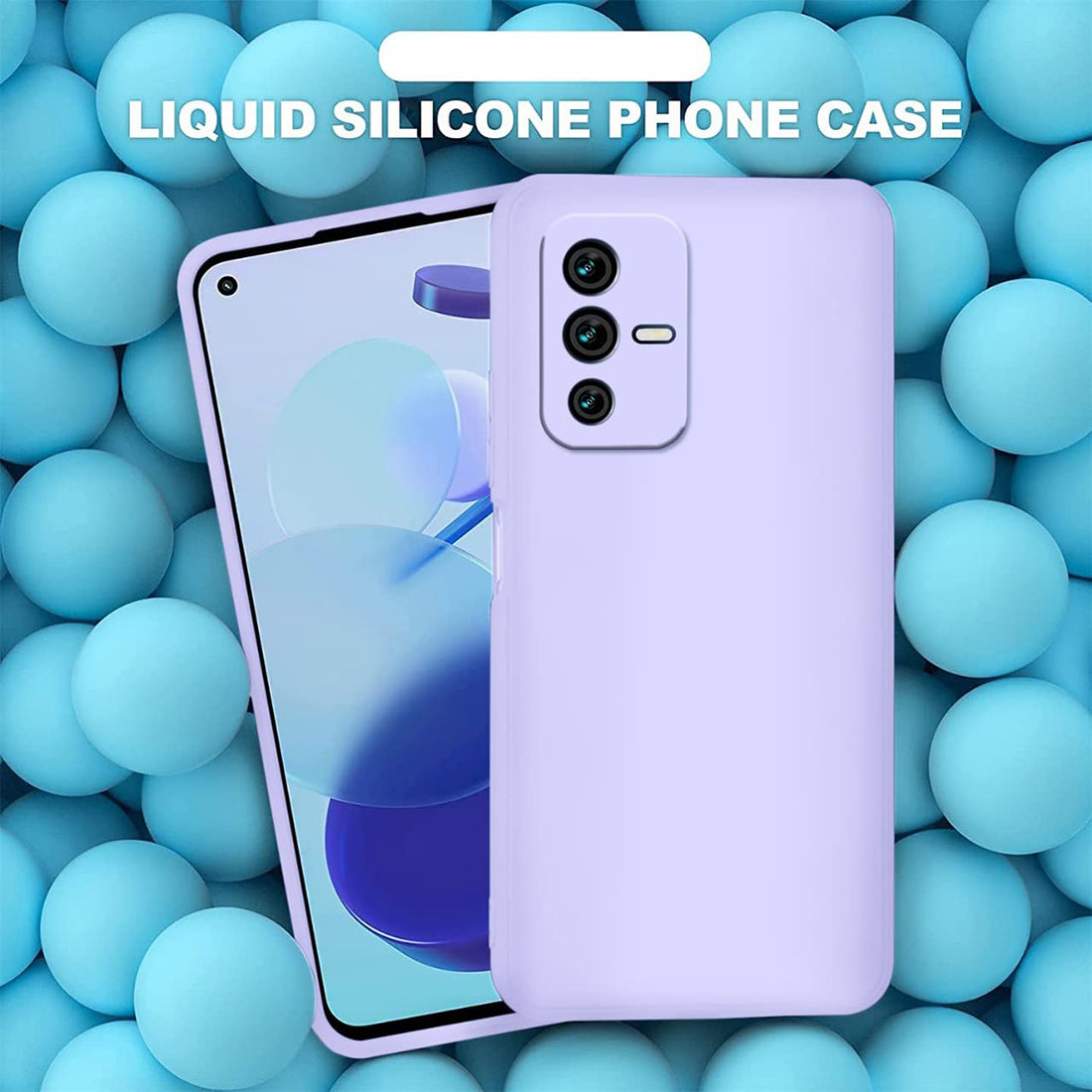 Liquid Silicone Back Case for Vivo V23 5G