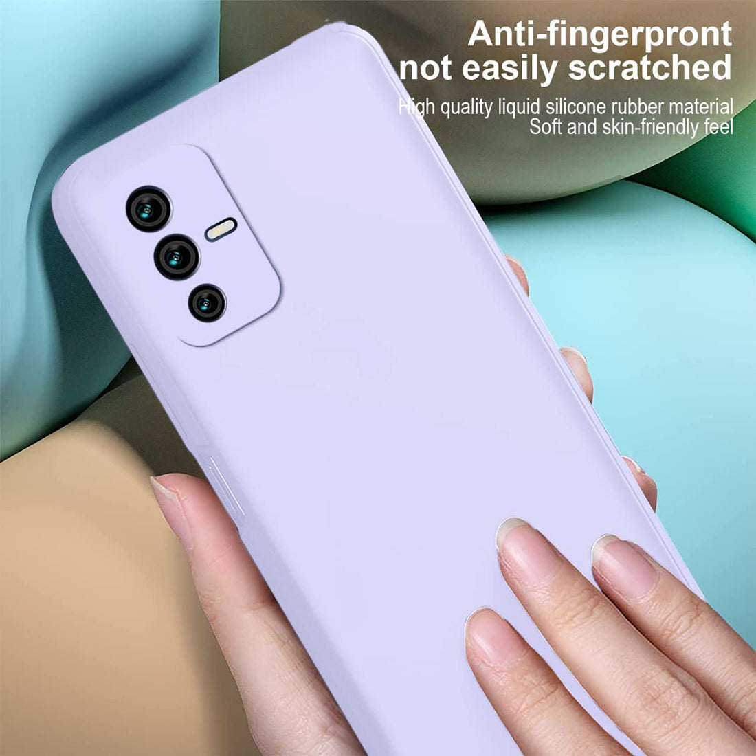 Liquid Silicone Back Case for Vivo V23 5G