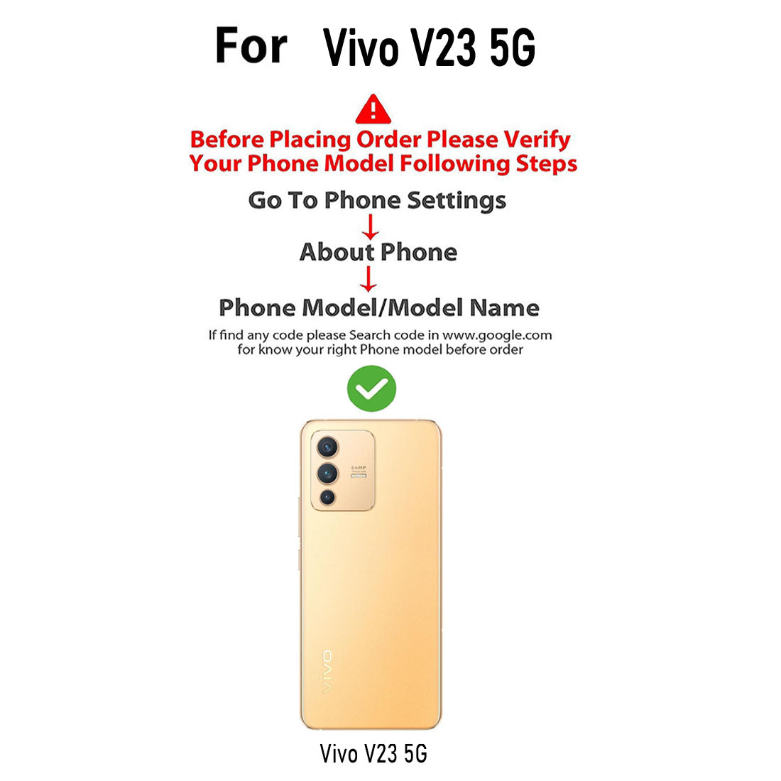 Liquid Silicone Back Case for Vivo V23 5G