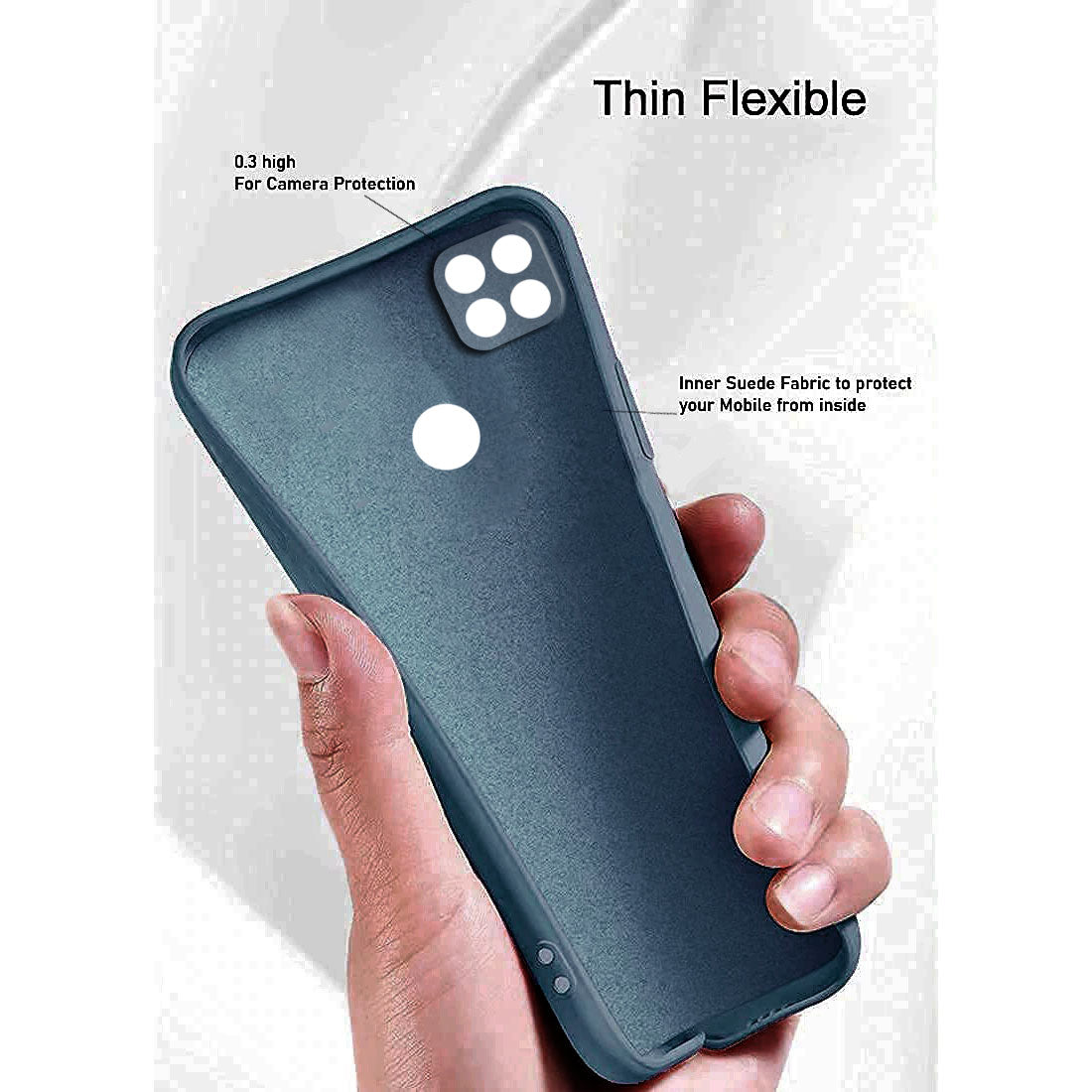 Liquid Silicone Case for Mi Redmi 9 / 9C / 9 Activ / Poco C31 / C3
