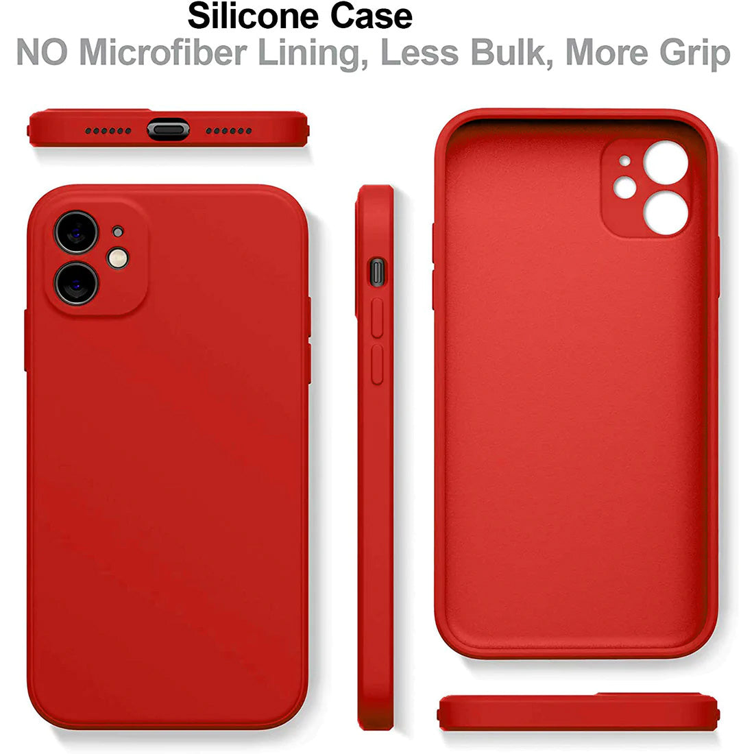 Liquid Silicone Back Case for Apple iPhone 11