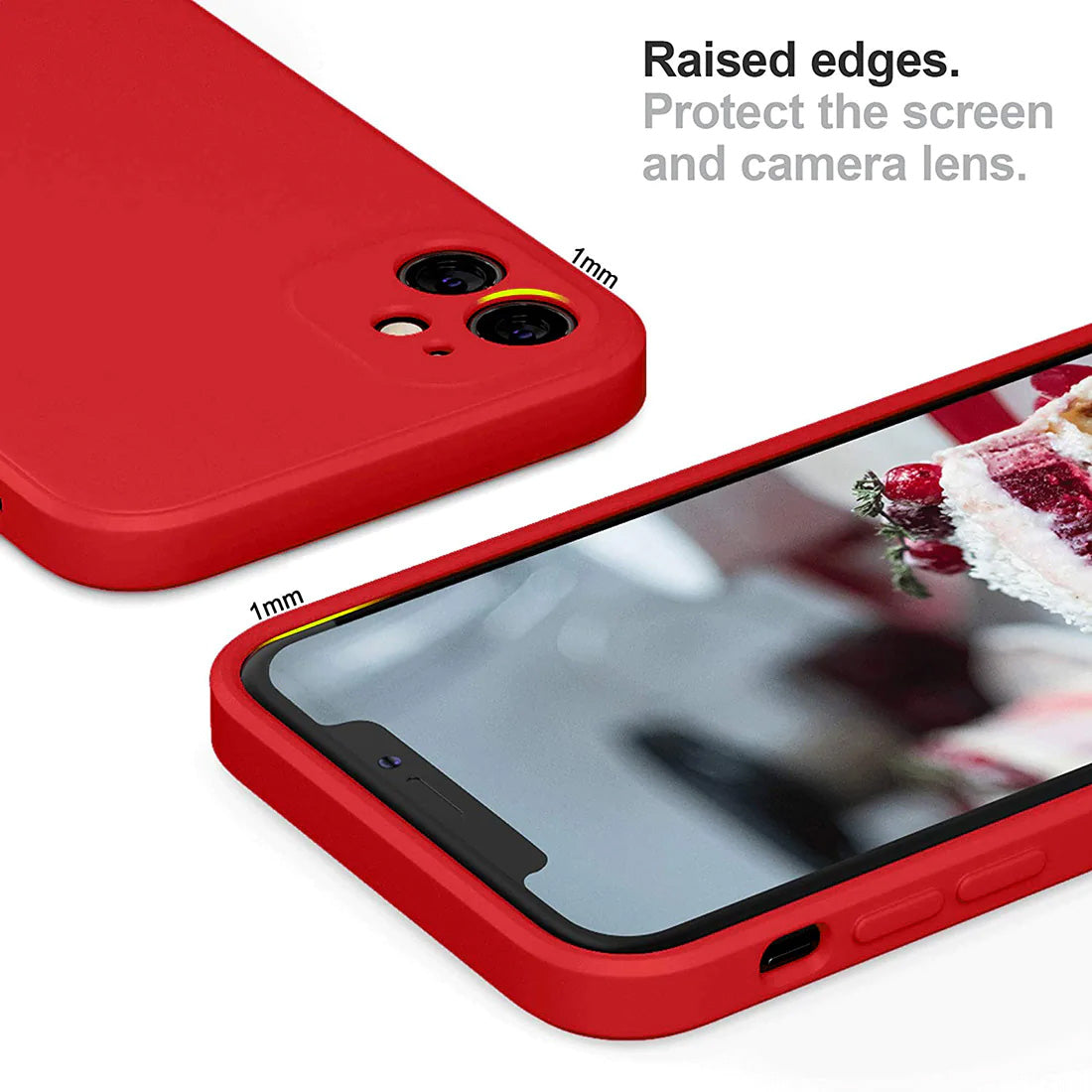 Liquid Silicone Back Case for Apple iPhone 11