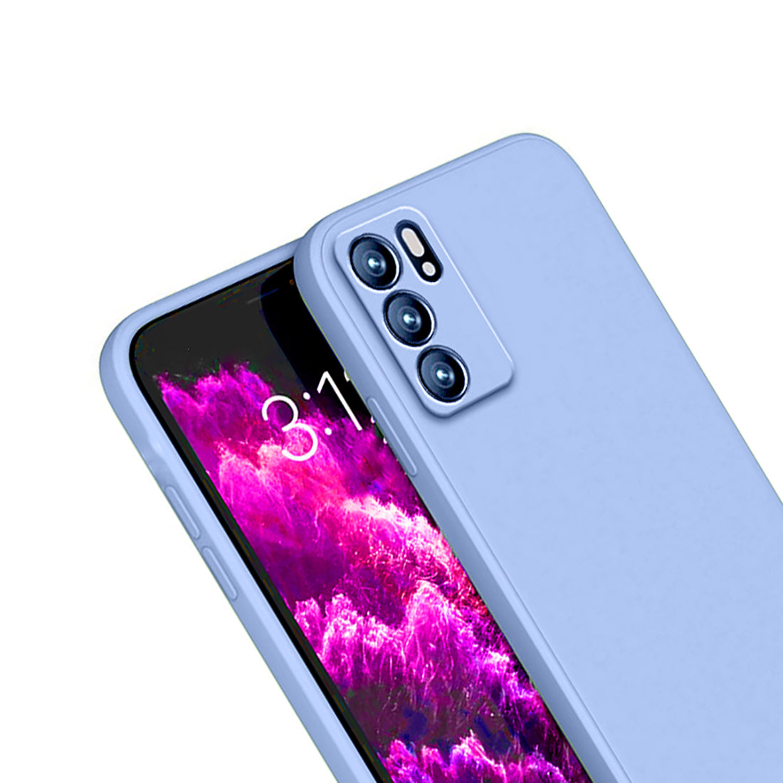 Liquid Silicone Back Case for Oppo Reno6 5G