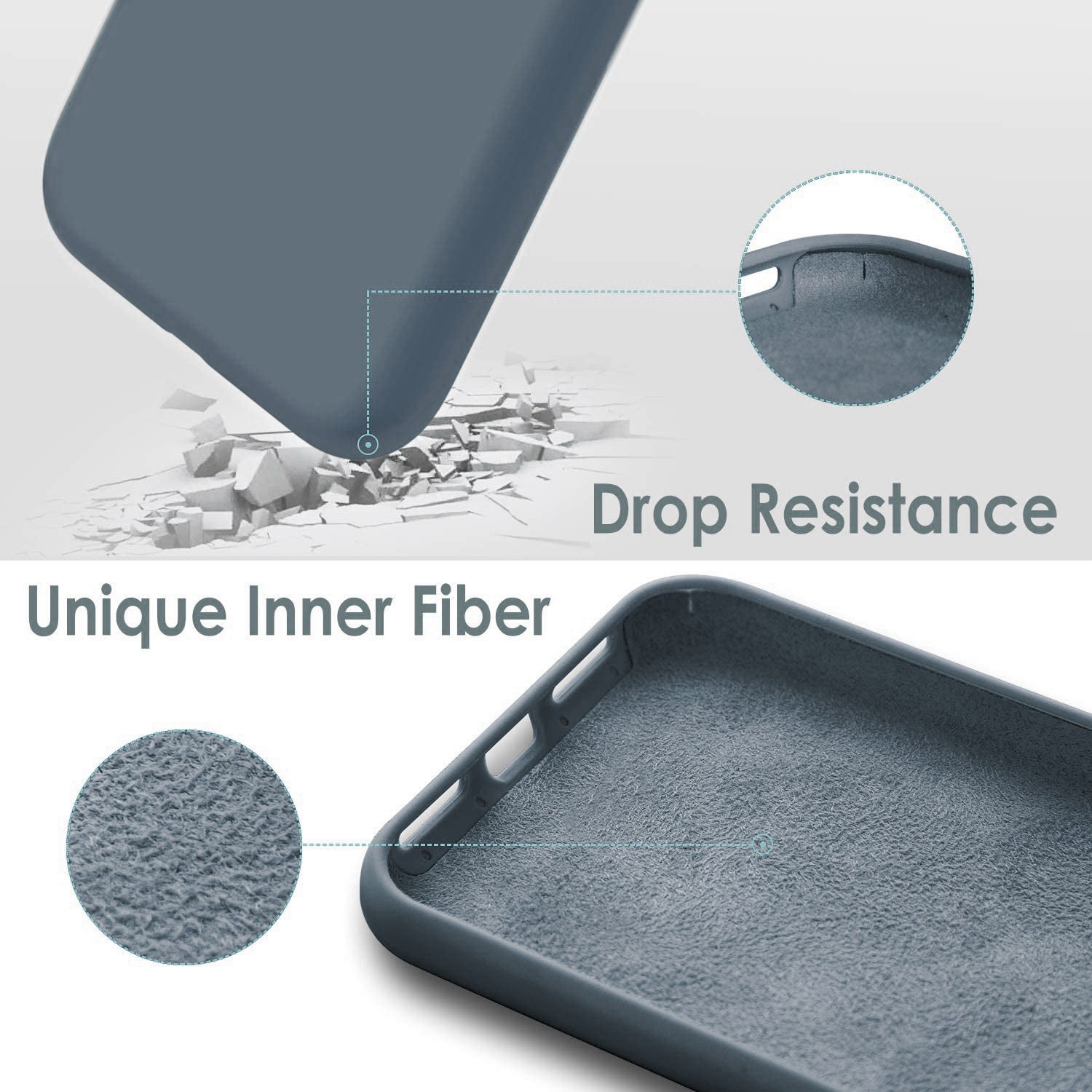 Liquid Silicone Case for Apple iPhone X / Xs