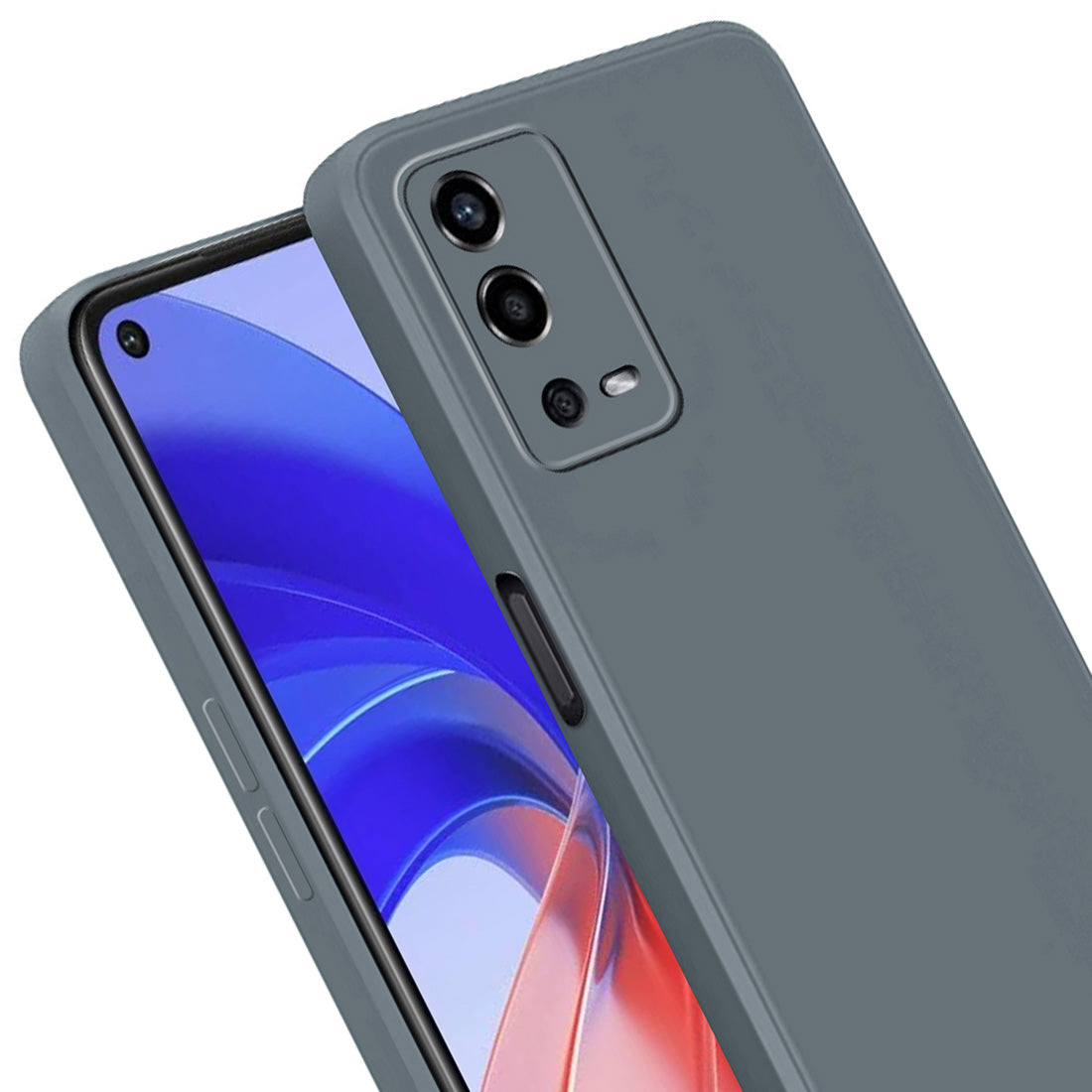 Liquid Silicone Back Case for Oppo A55 4G