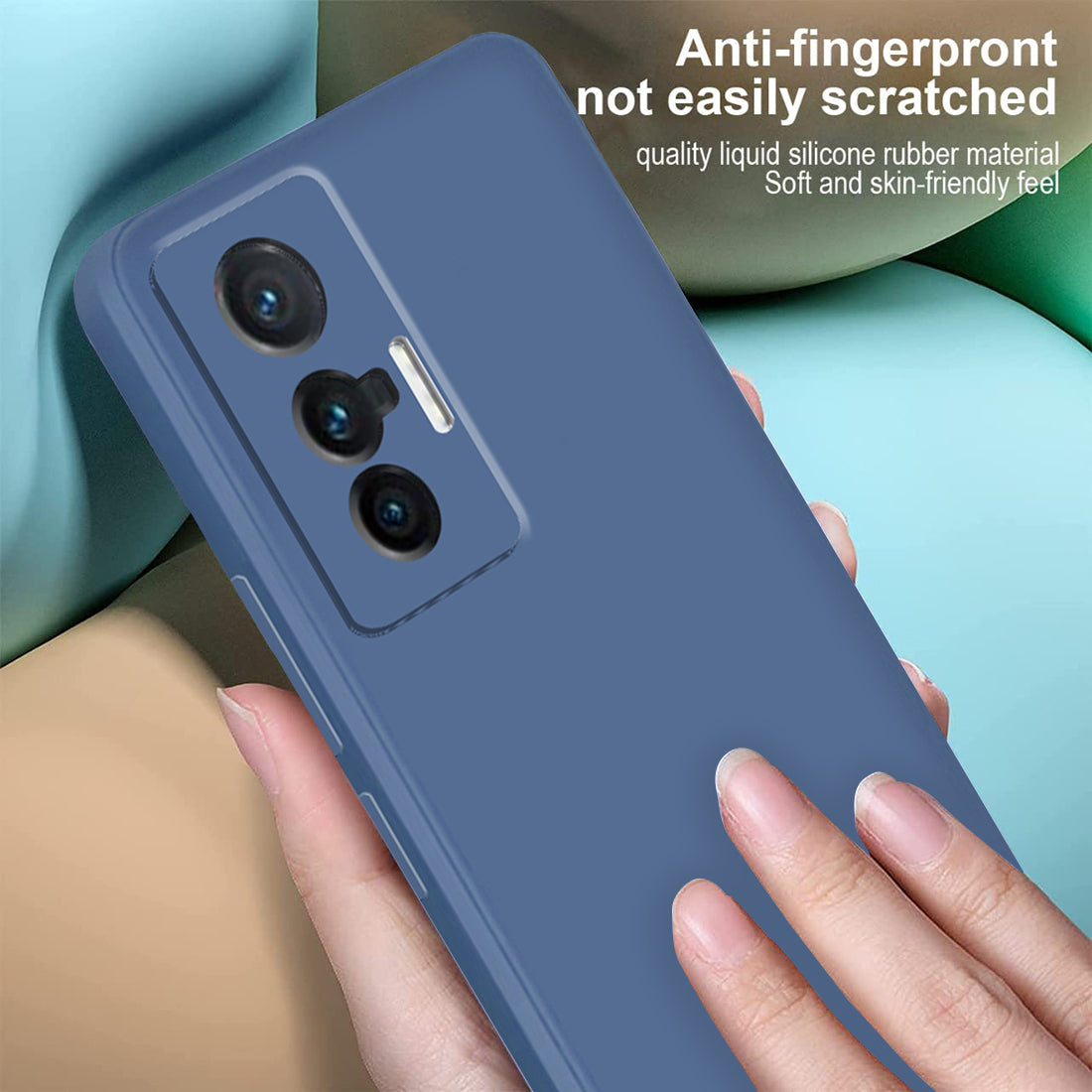 Liquid Silicone Case for Vivo X70 5G
