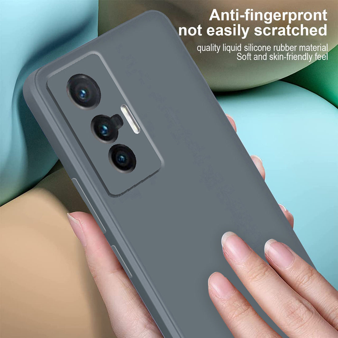 Liquid Silicone Case for Vivo X70 5G