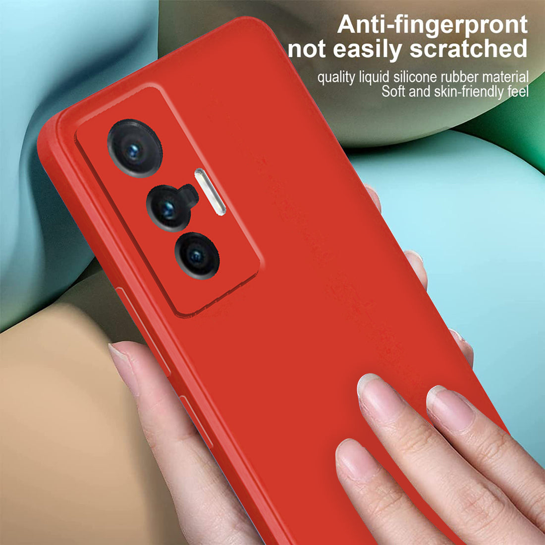 Liquid Silicone Case for Vivo X70 5G