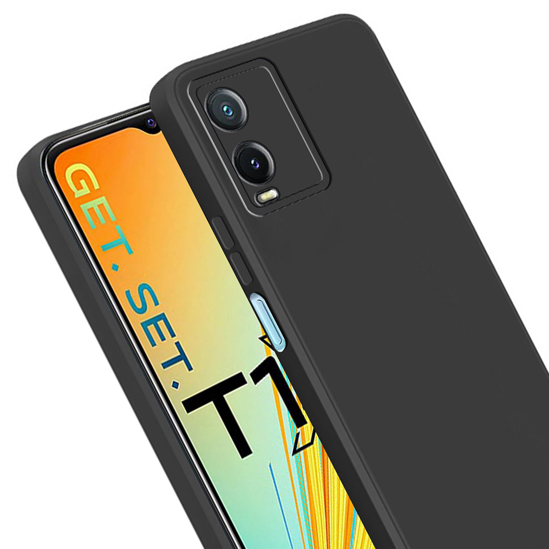 Liquid Silicone Back Case for Vivo T1x 4G