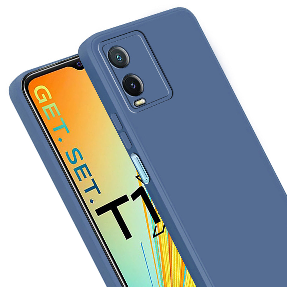 Liquid Silicone Back Case for Vivo T1x 4G