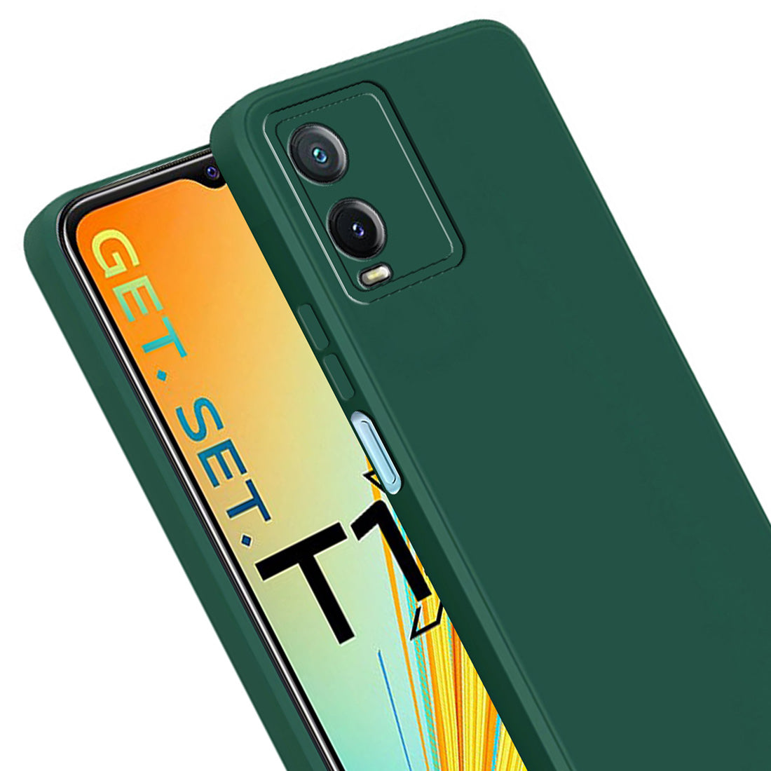 Liquid Silicone Back Case for Vivo T1x 4G