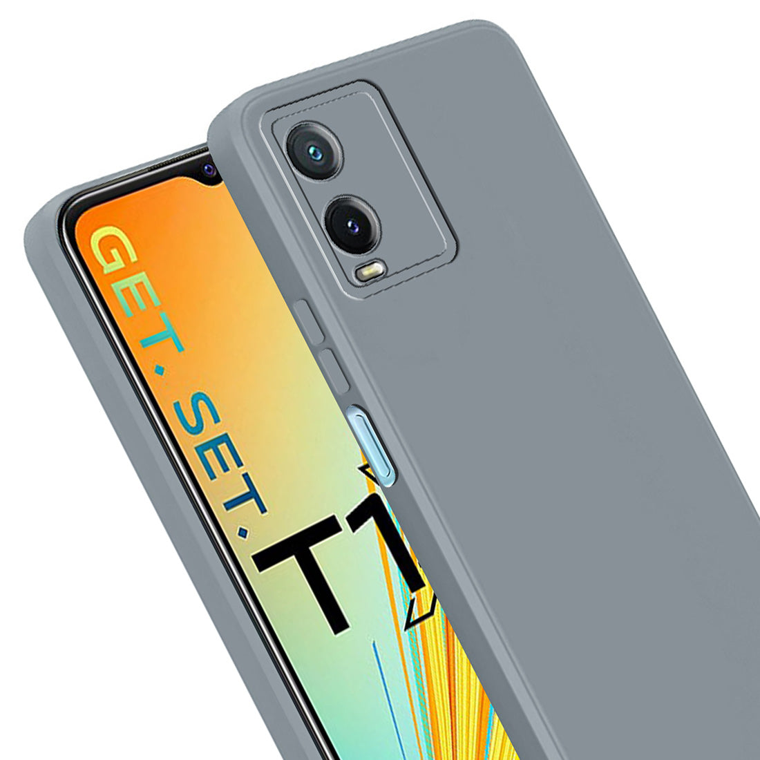 Liquid Silicone Back Case for Vivo T1x 4G