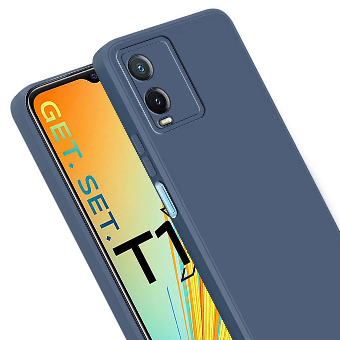 Liquid Silicone Back Case for Vivo T1x 4G