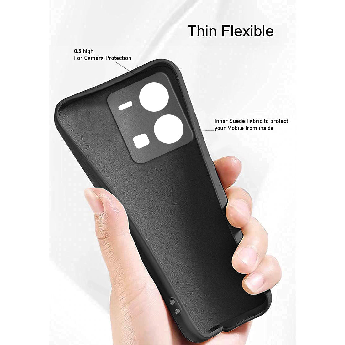 Liquid Silicone Case for Vivo Y35 4G