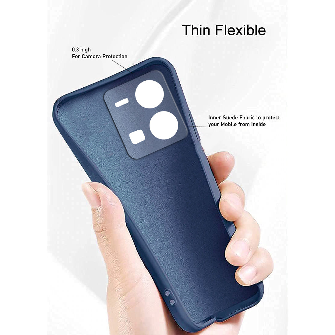 Liquid Silicone Case for Vivo Y35 4G