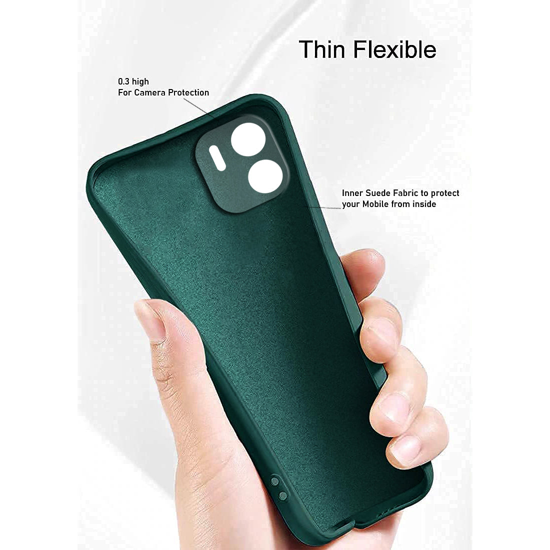Liquid Silicone Case for Mi Redmi A1 4G / A2 4G