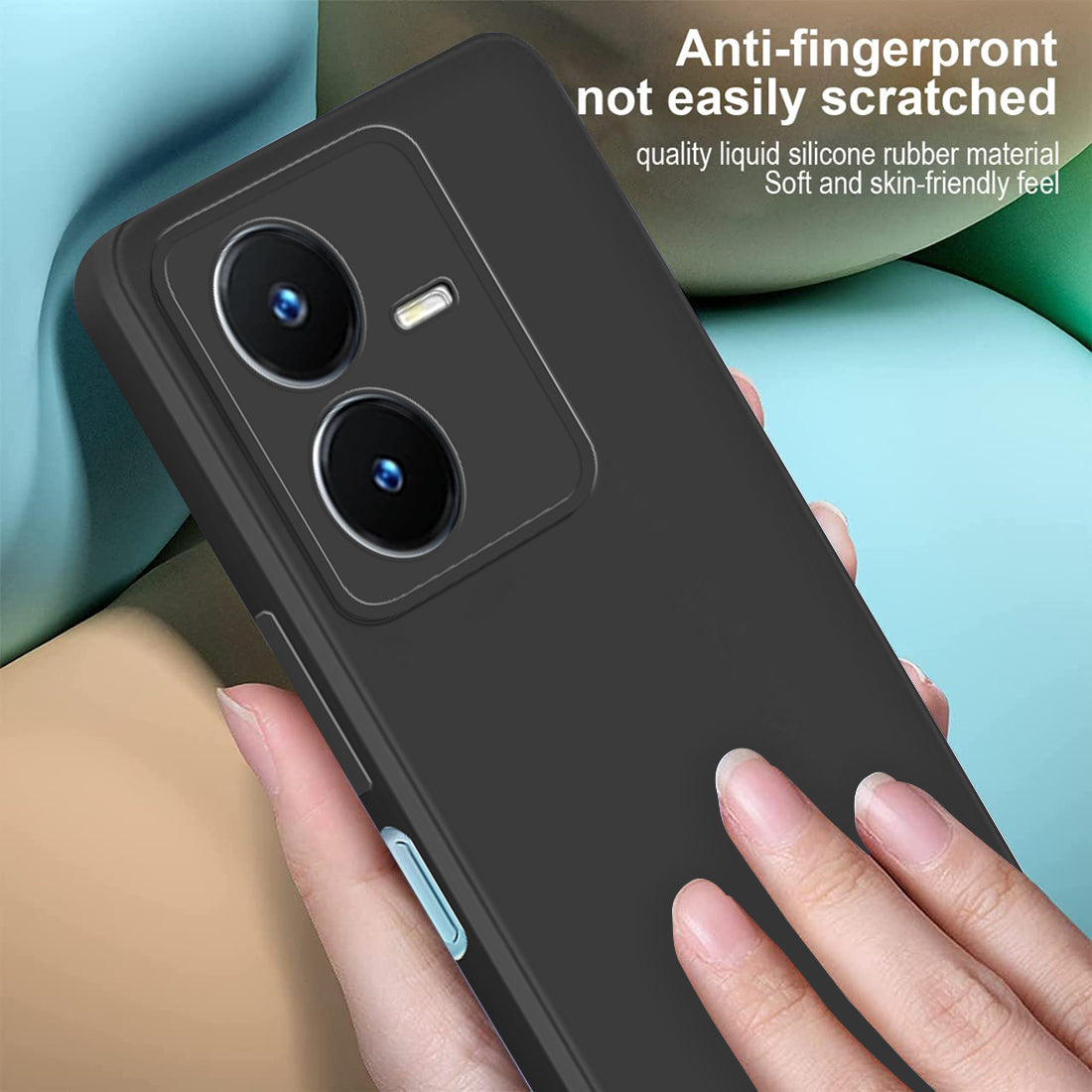 Liquid Silicone Case for Vivo Y22 4G / Y22S 4G
