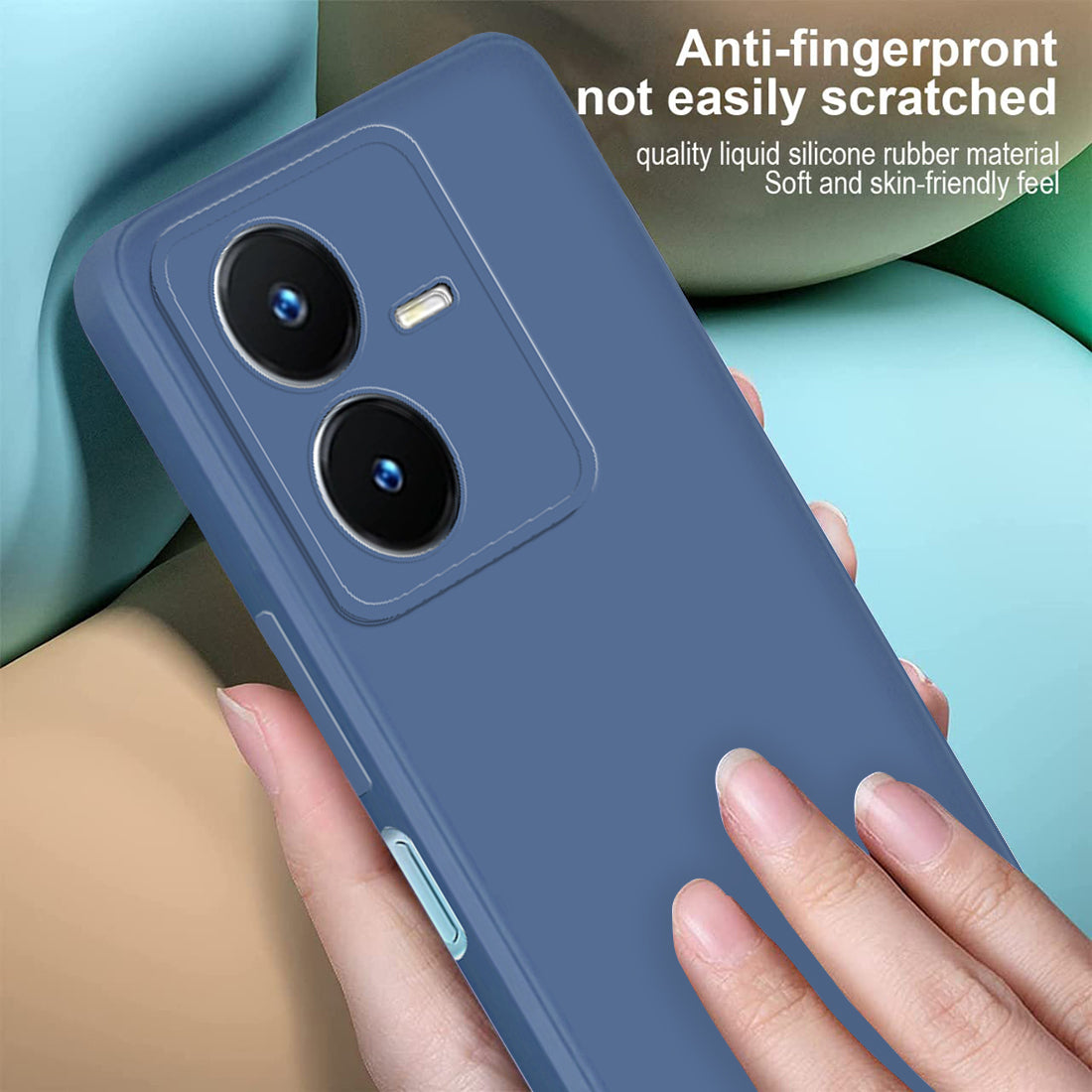 Liquid Silicone Case for Vivo Y22 4G / Y22S 4G