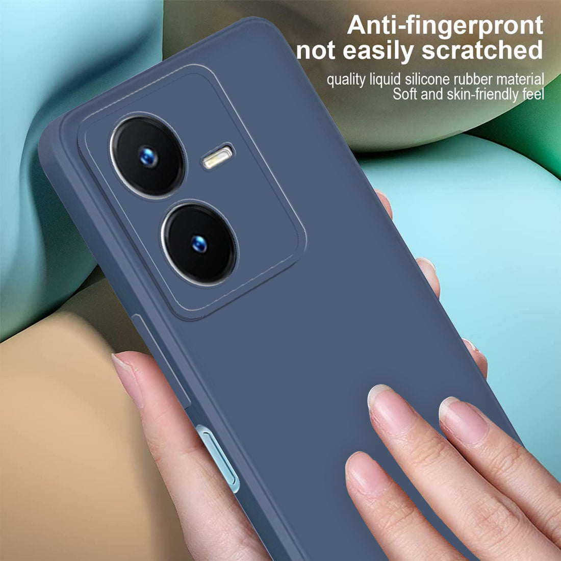 Liquid Silicone Case for Vivo Y22 4G / Y22S 4G