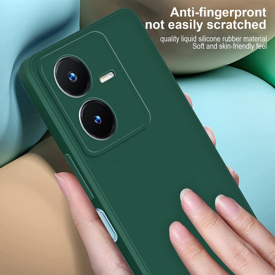 Liquid Silicone Case for Vivo Y22 4G / Y22S 4G