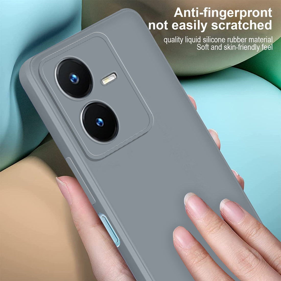 Liquid Silicone Case for Vivo Y22 4G / Y22S 4G