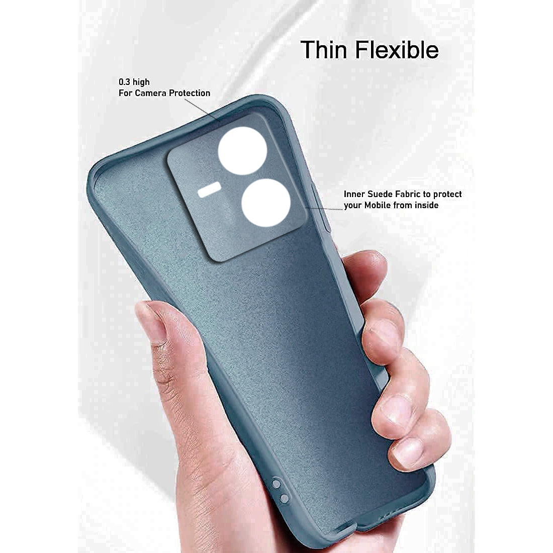 Liquid Silicone Case for Vivo Y22 4G / Y22S 4G