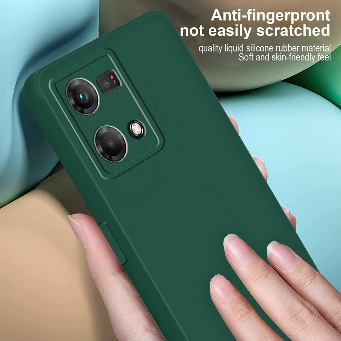 Liquid Silicone Case for Oppo F21S Pro 4G
