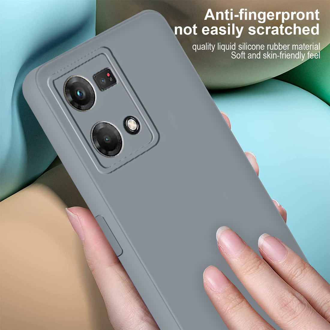 Liquid Silicone Case for Oppo F21S Pro 4G