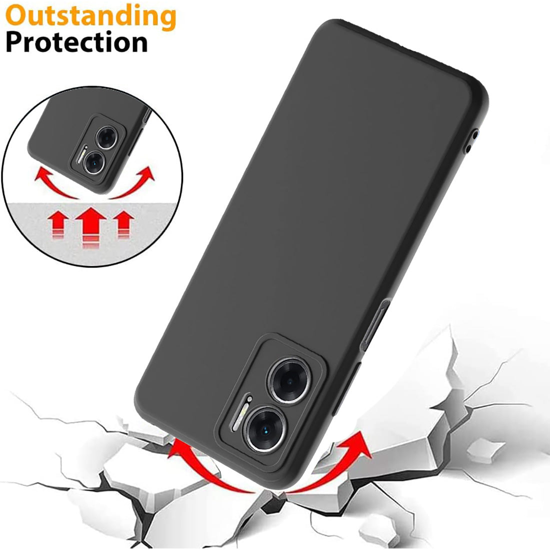 Liquid Silicone Case for Mi Redmi 11 Prime 5G