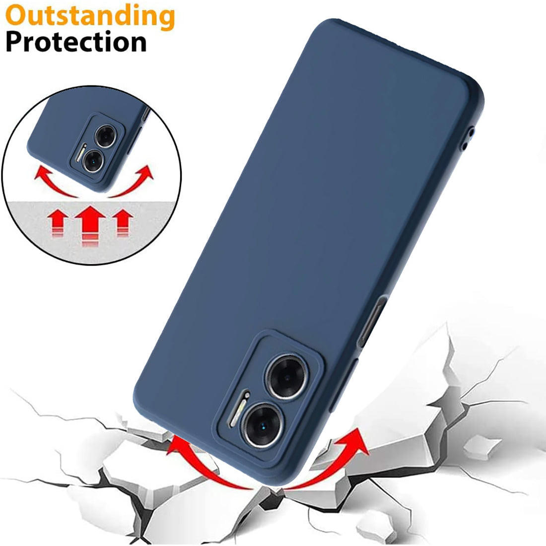Liquid Silicone Case for Mi Redmi 11 Prime 5G