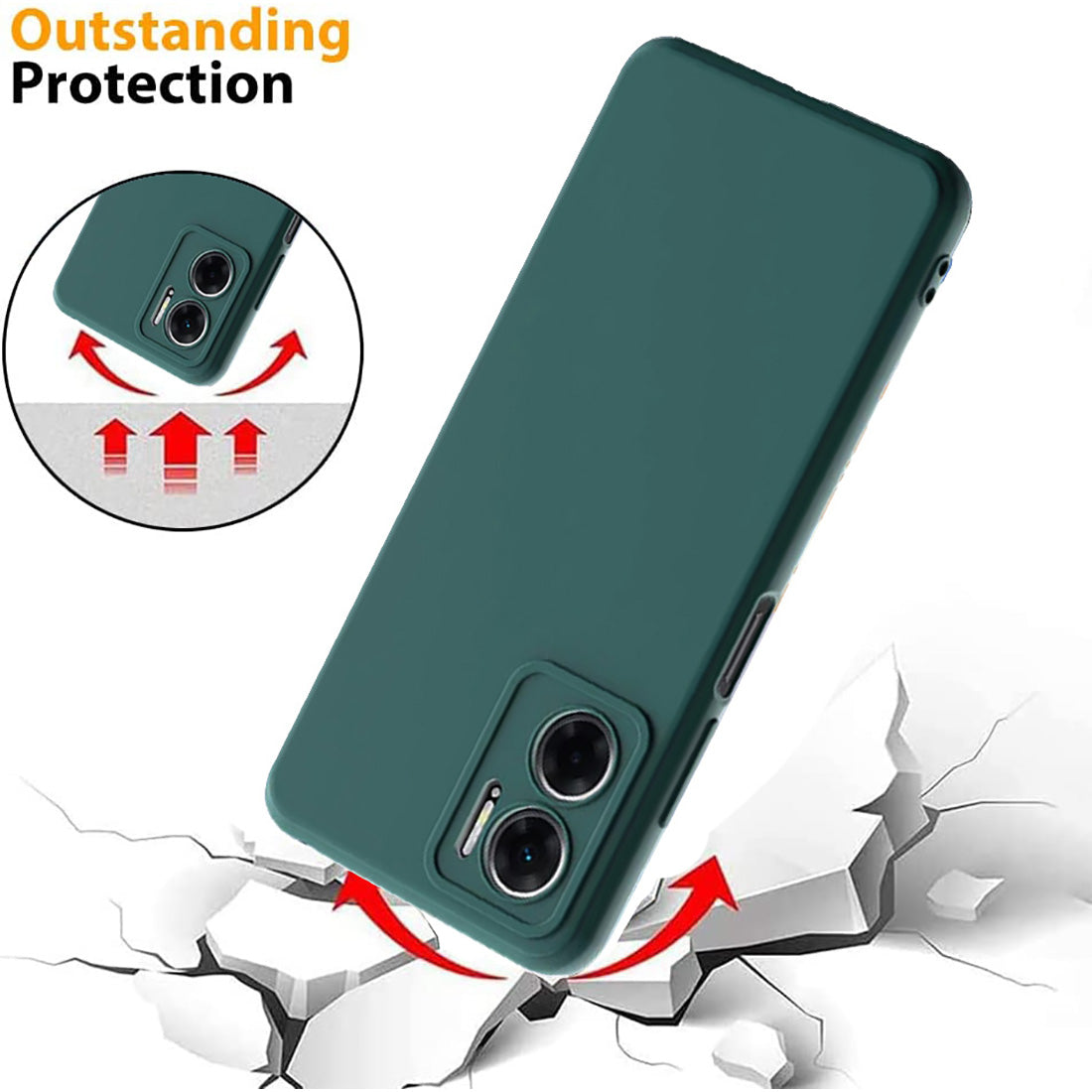 Liquid Silicone Case for Mi Redmi 11 Prime 5G