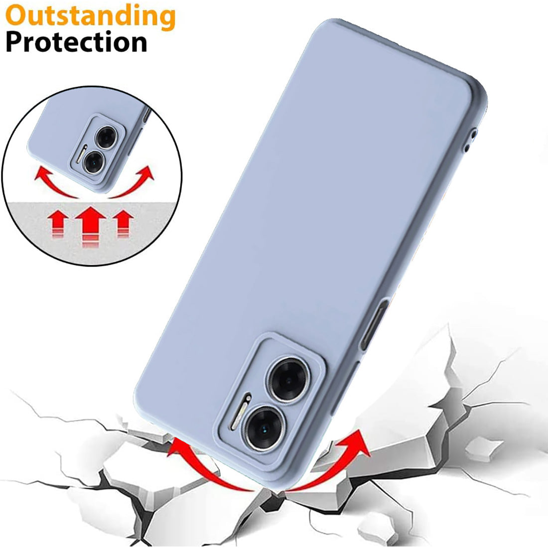 Liquid Silicone Case for Mi Redmi 11 Prime 5G
