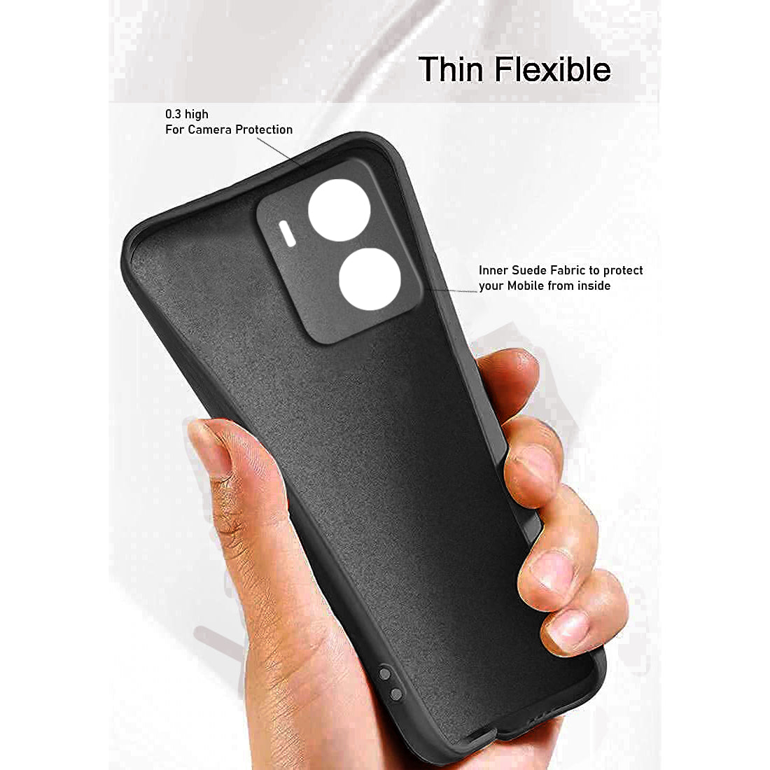 Liquid Silicone Case for Vivo Y16 4G / Y56 5G / T2x 5G