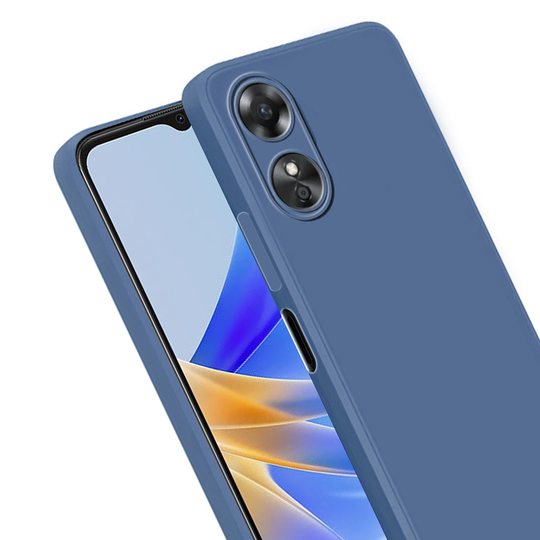 Liquid Silicone Case for Oppo A17 4G