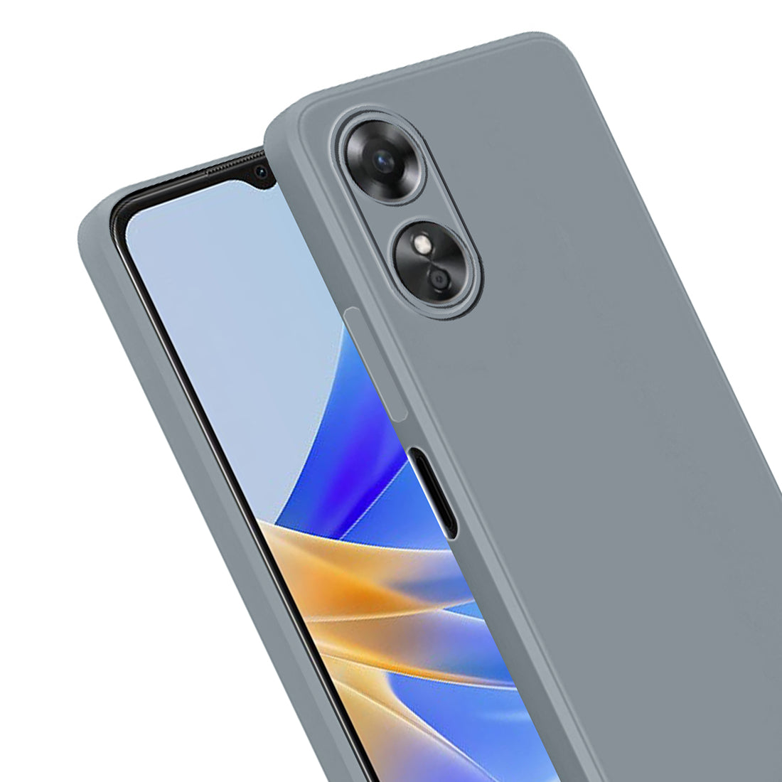 Liquid Silicone Case for Oppo A17 4G