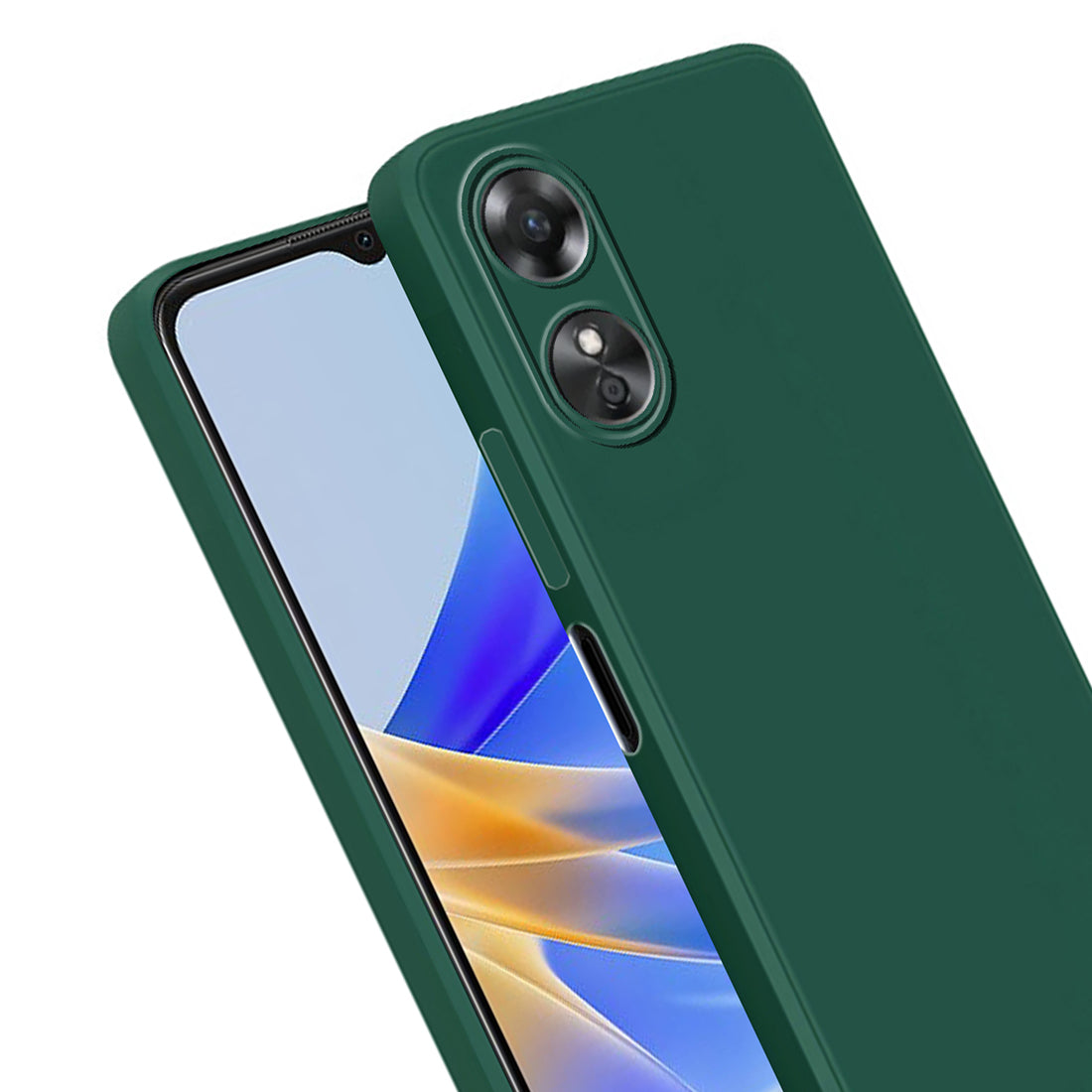 Liquid Silicone Case for Oppo A17 4G