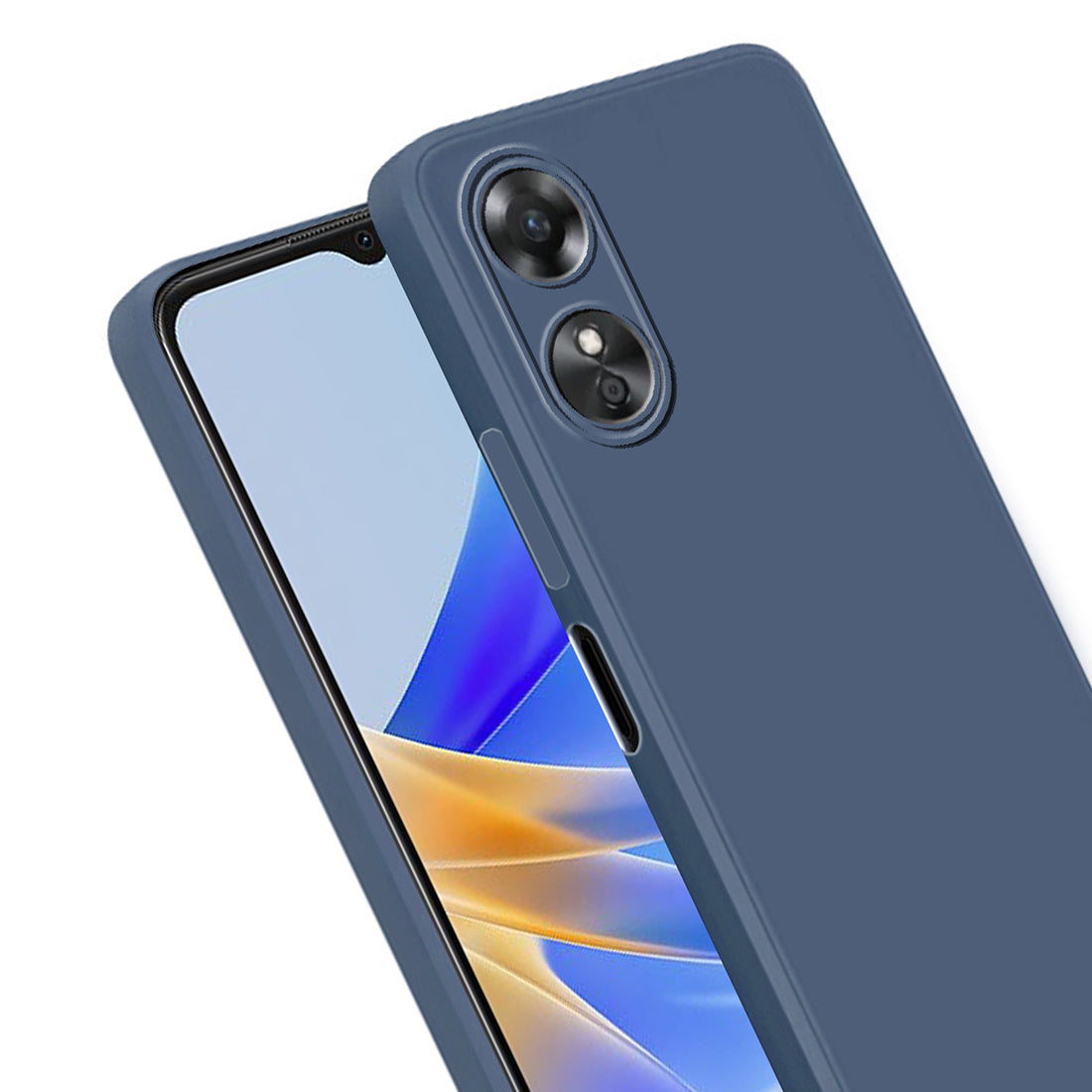 Liquid Silicone Case for Oppo A17 4G