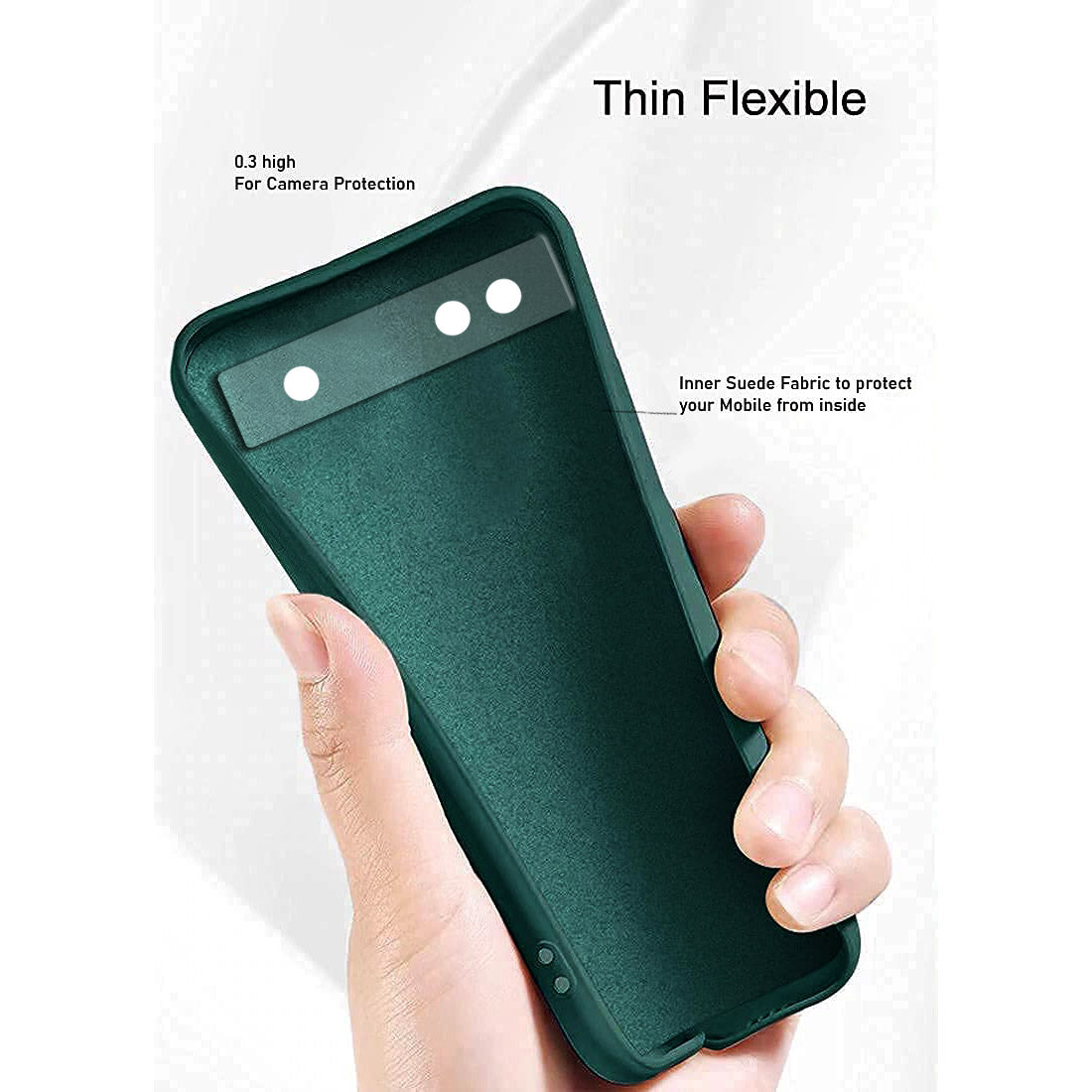 Liquid Silicone Case for Google Pixel 6a 5G