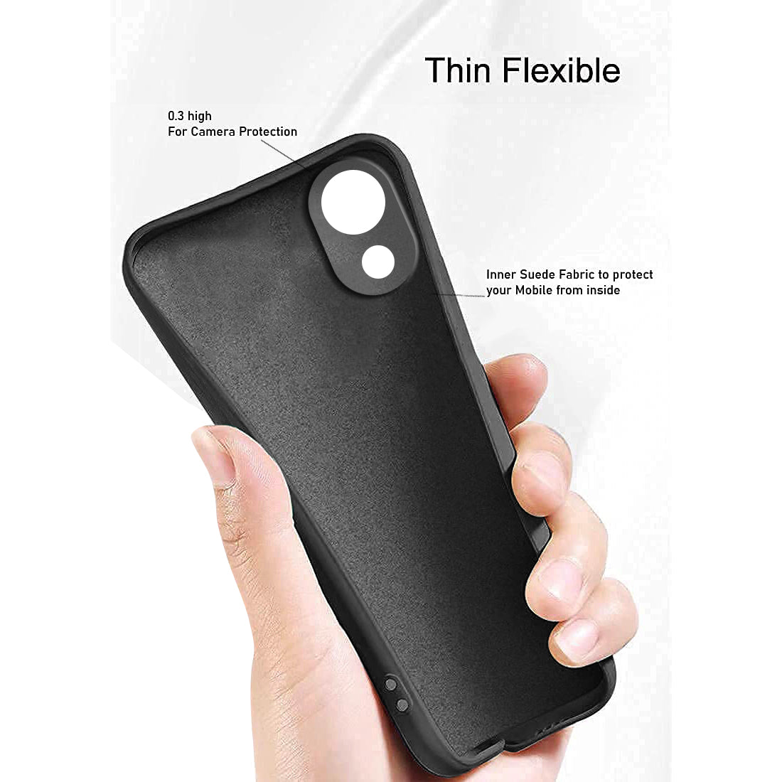 Liquid Silicone Case for Oppo A17k 4G