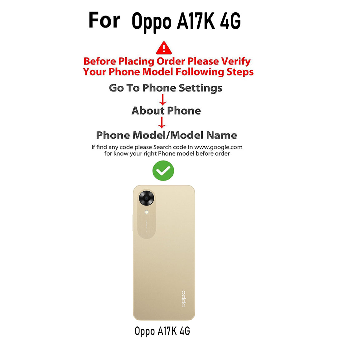 Liquid Silicone Case for Oppo A17k 4G