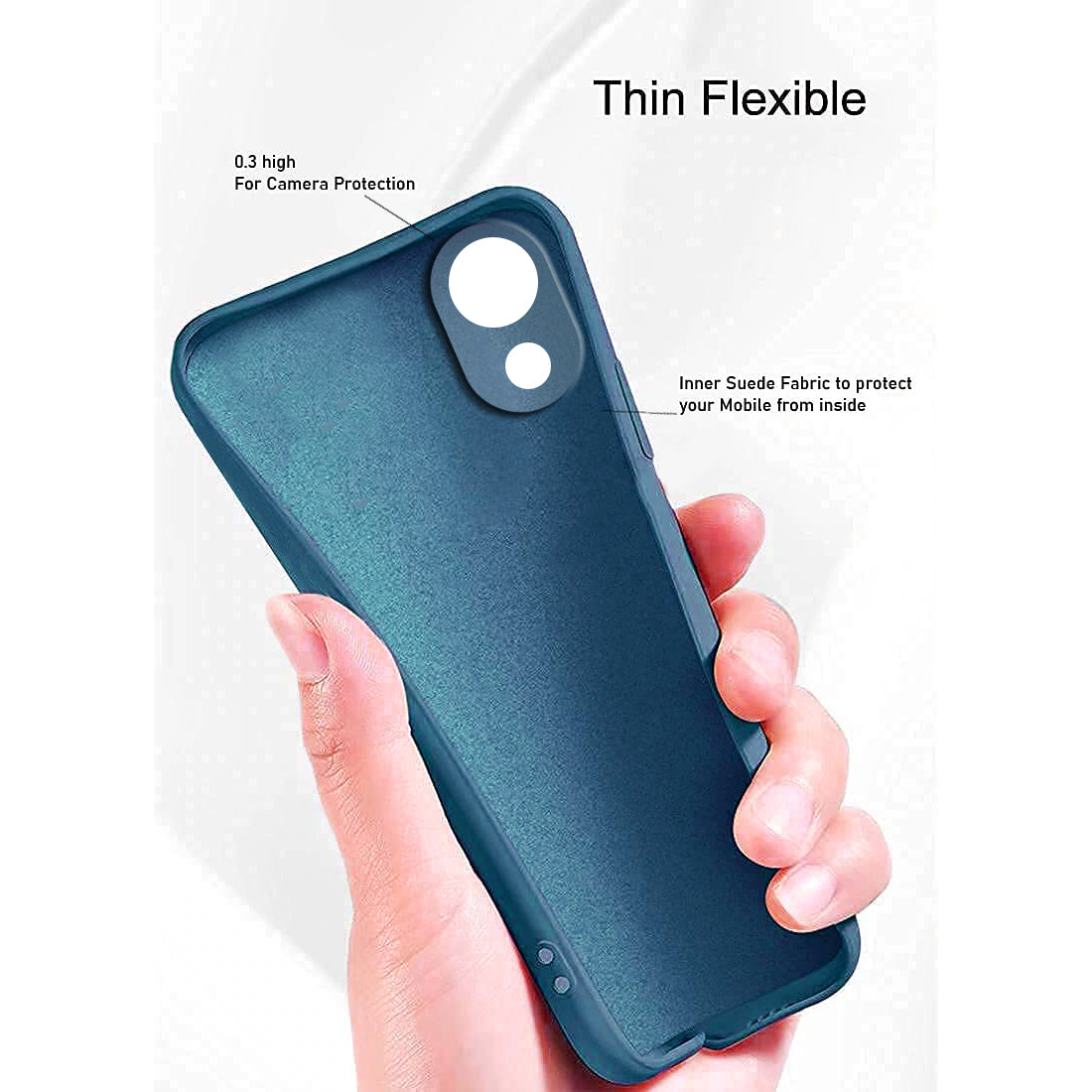 Liquid Silicone Case for Oppo A17k 4G