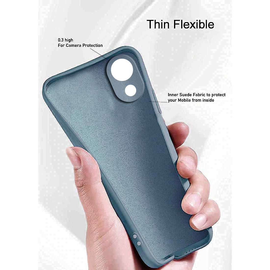 Liquid Silicone Case for Oppo A17k 4G