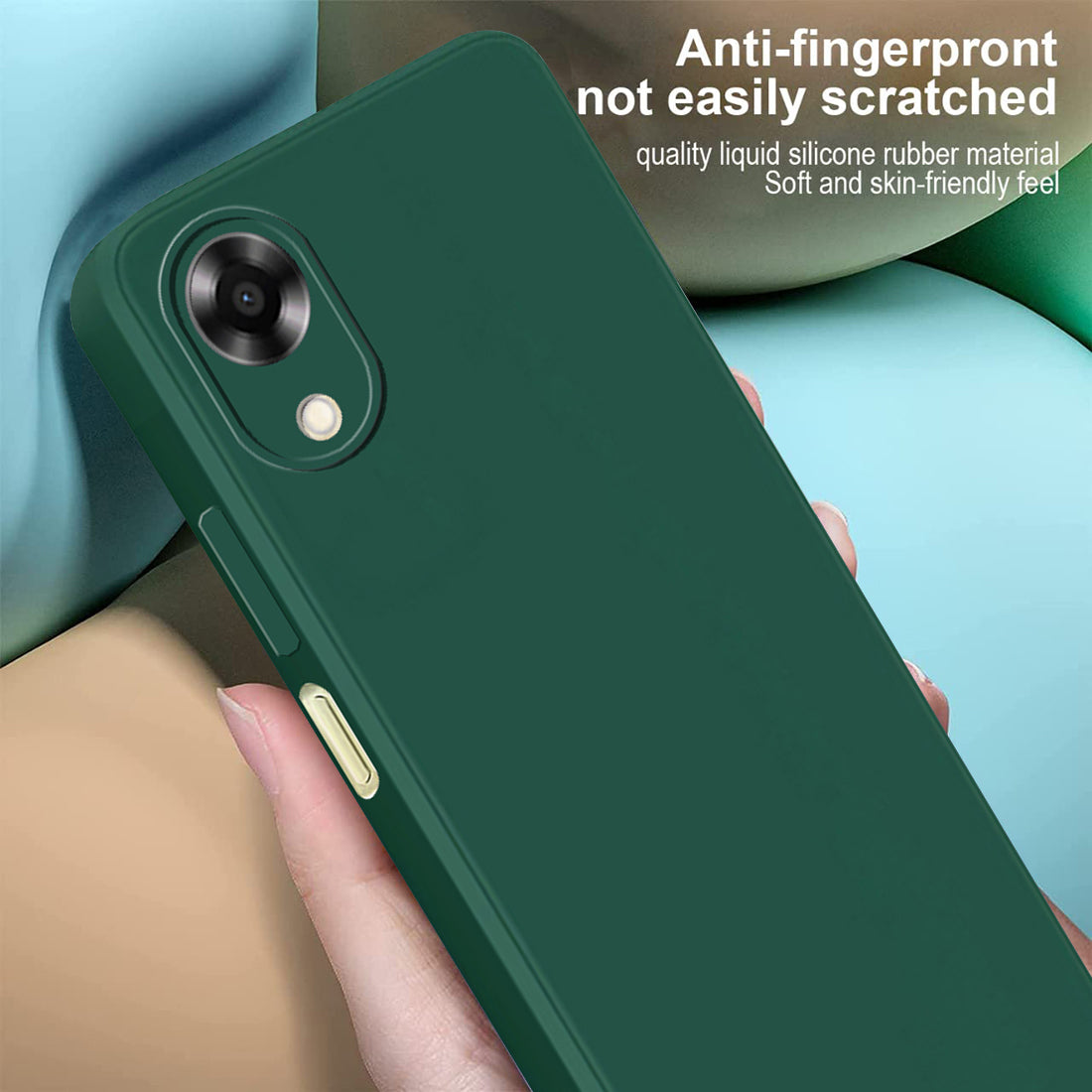 Liquid Silicone Case for Oppo A17k 4G