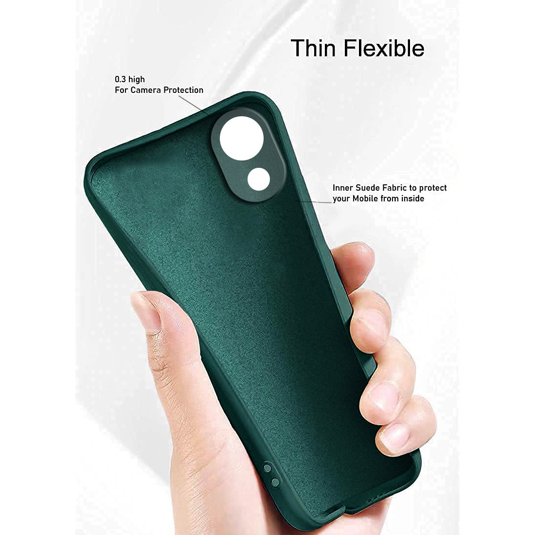 Liquid Silicone Case for Oppo A17k 4G