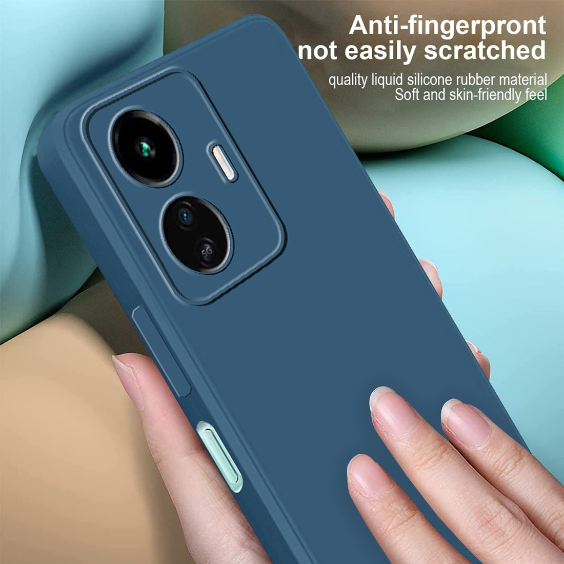 Liquid Silicone Case for iQOO Z6 Lite 5G