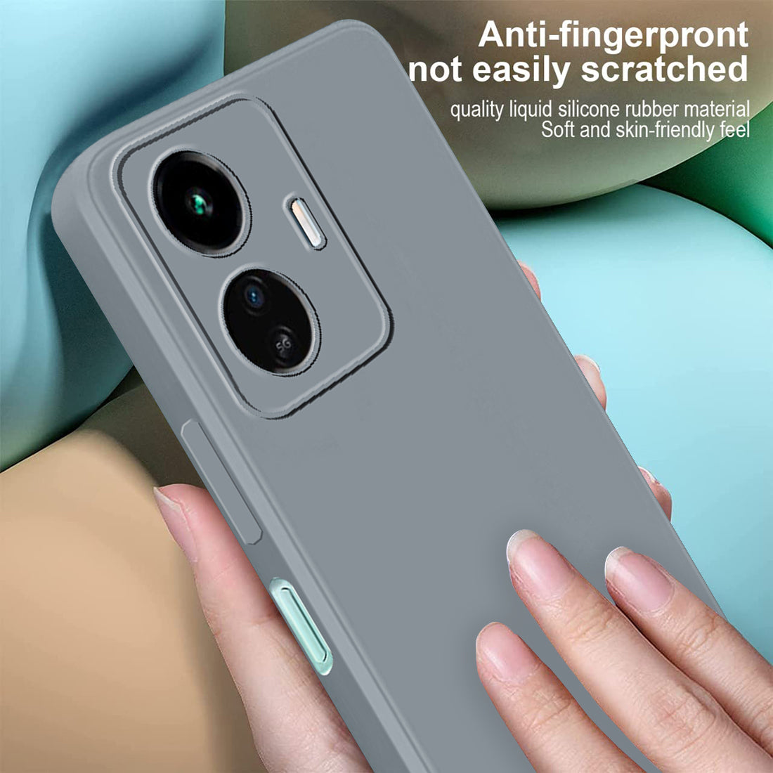 Liquid Silicone Case for iQOO Z6 Lite 5G
