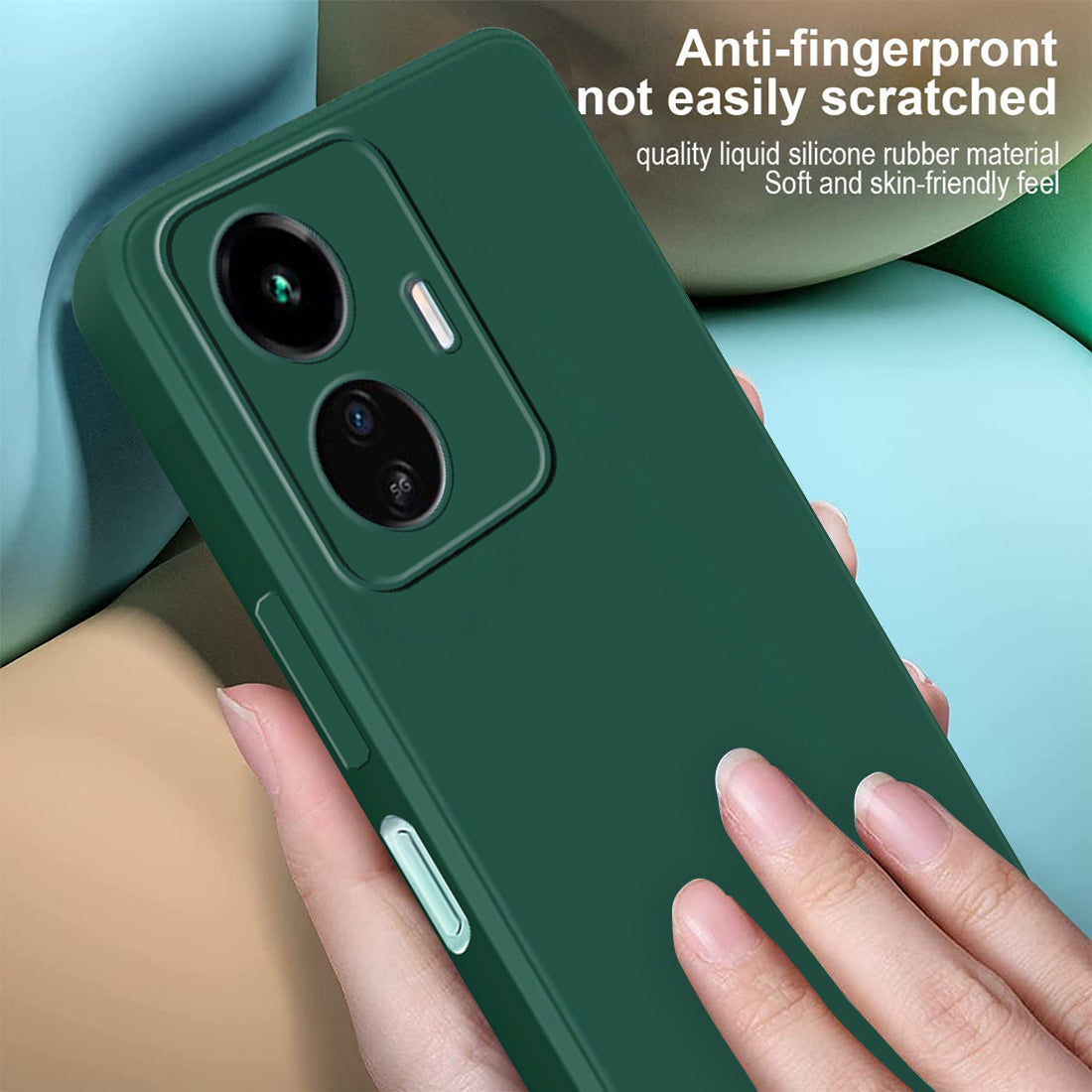 Liquid Silicone Case for iQOO Z6 Lite 5G