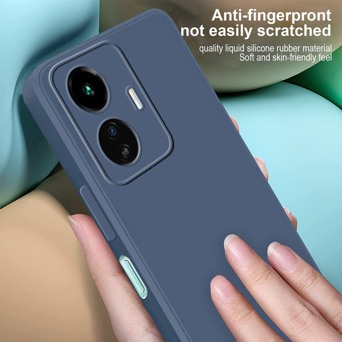 Liquid Silicone Case for iQOO Z6 Lite 5G