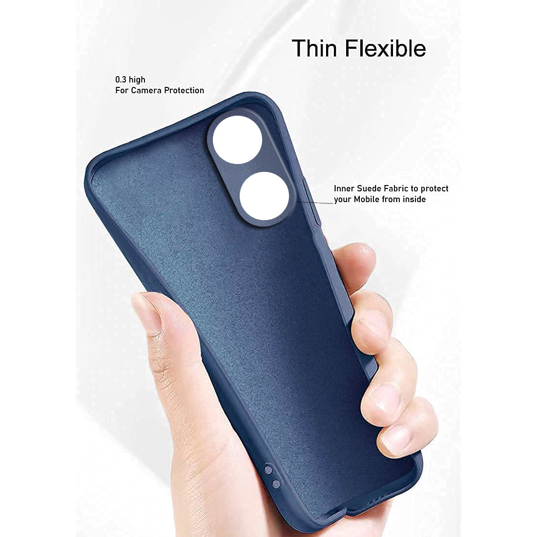 Liquid Silicone Case for Oppo A78 5G