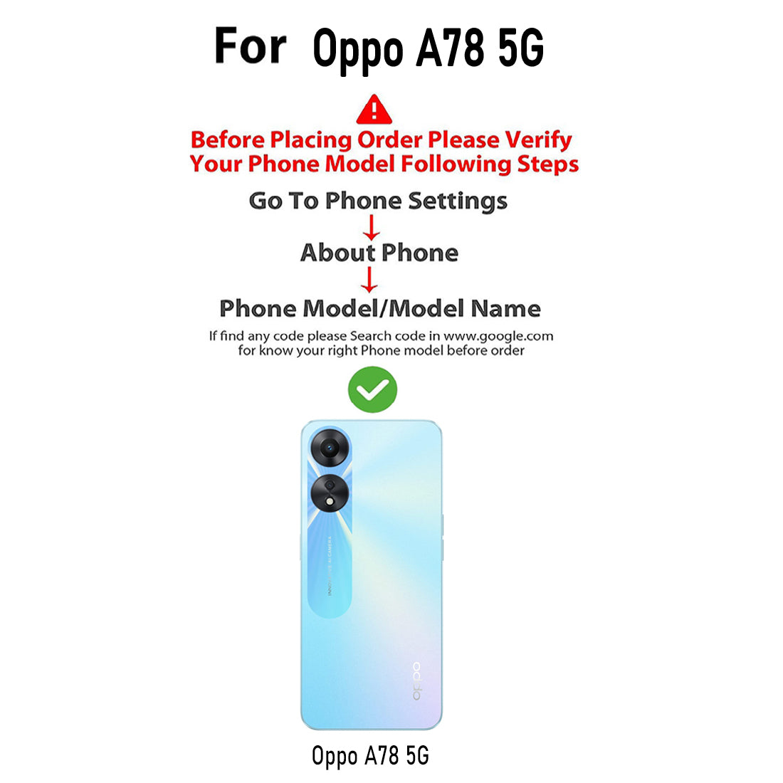 Liquid Silicone Case for Oppo A78 5G